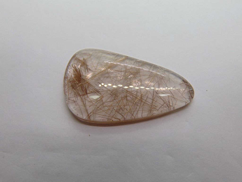 Inclusão de quartzo 44,10ct 43x25mm