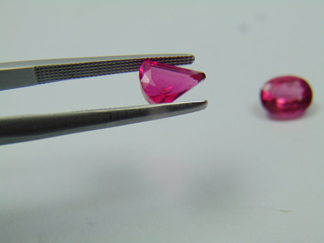 2.15ct Rubellite 7x6mm 8x6mm