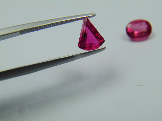 2.15ct Rubellite 7x6mm 8x6mm