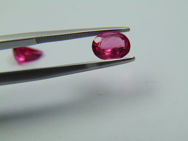 2.15ct Rubellite 7x6mm 8x6mm