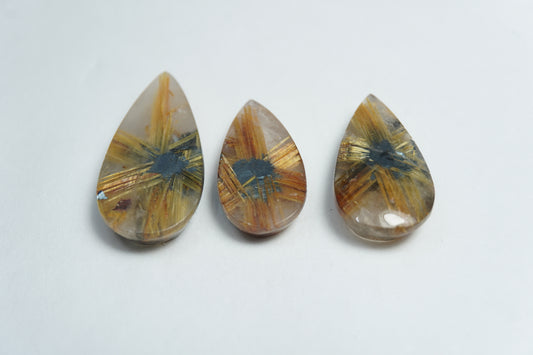 Rutilo 34,40 ct 26x12mm / 21x11mm / 20x10mm