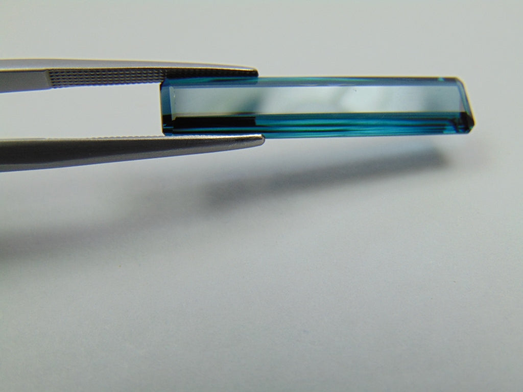 6.25ct Turmalina Azul 29x6mm