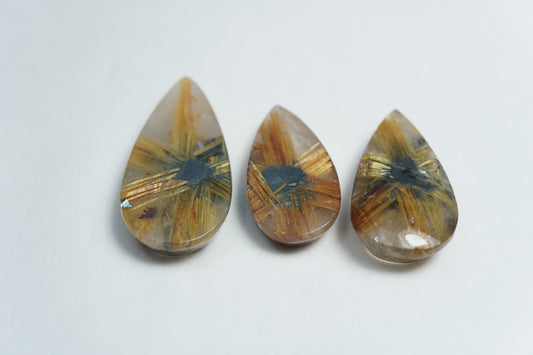 Rutilo 34,40 ct 26x12mm / 21x11mm / 20x10mm