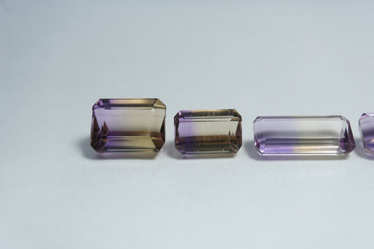10.30ct Ametrine 13x6mm / 10x6mm / 9.5x7mm / 9x6mm