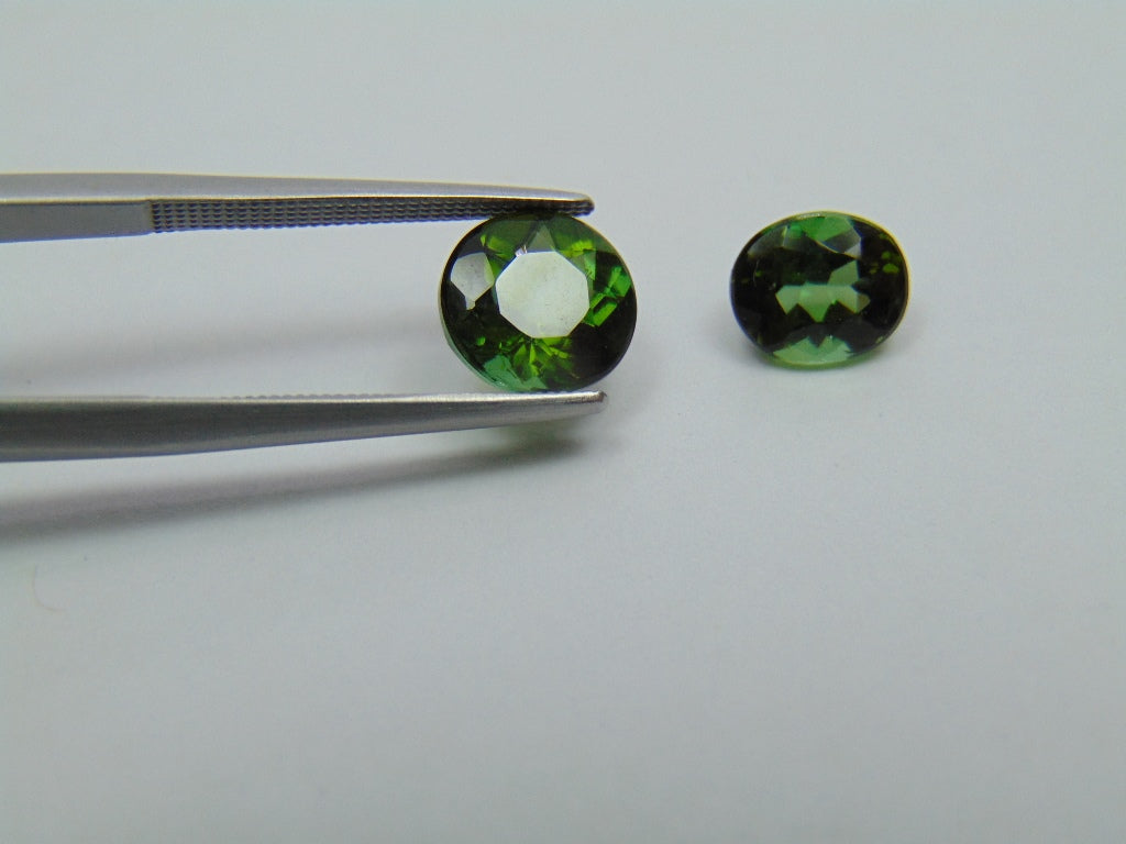 3.85ct Turmalina 8mm 8x6mm