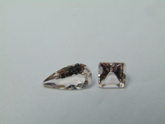 3.55ct Morganite 14x7mm 7mm
