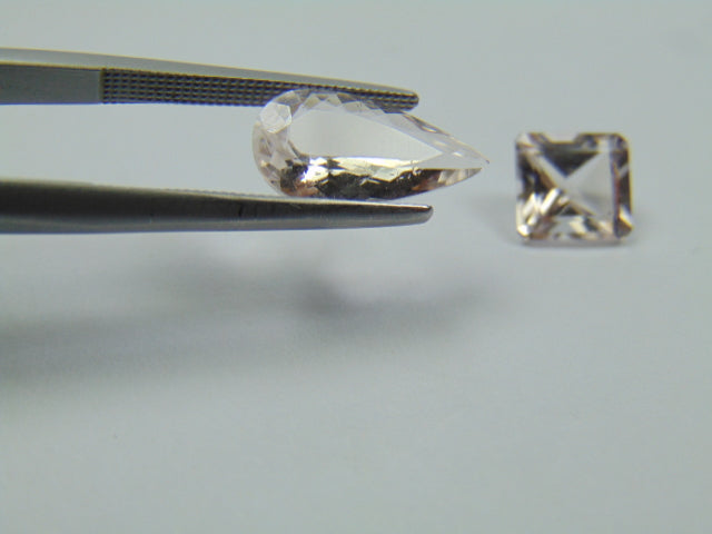 3.55ct Morganite 14x7mm 7mm