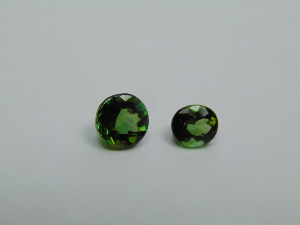 3.85ct Turmalina 8mm 8x6mm