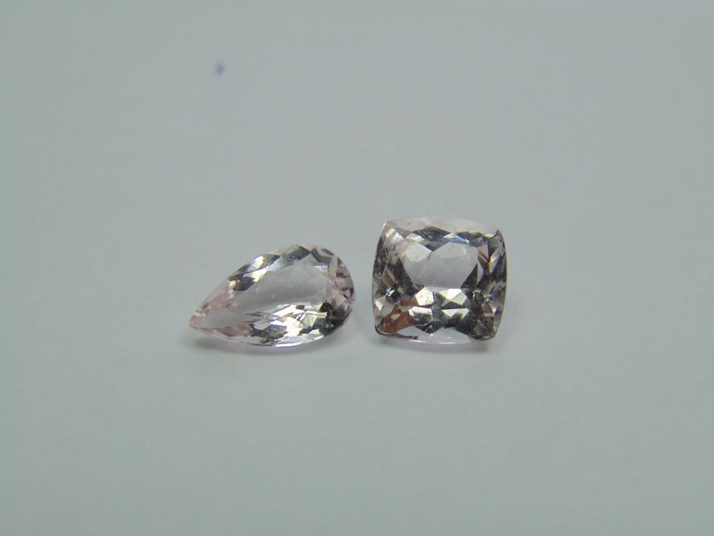 4.85ct Morganite 11x8mm 9mm