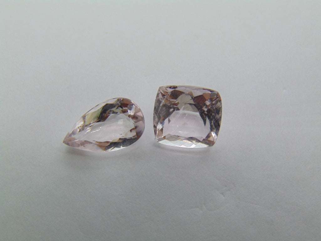 4.85ct Morganite 11x8mm 9mm