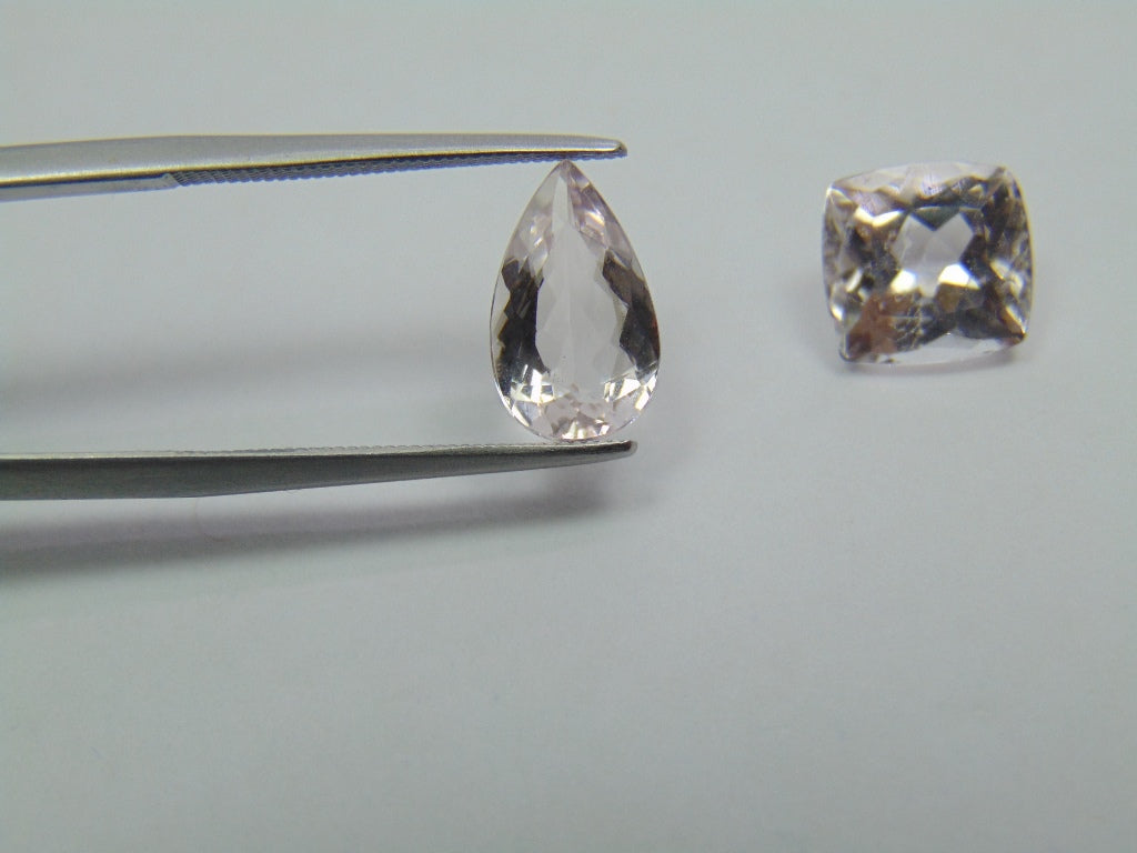 4.85ct Morganite 11x8mm 9mm