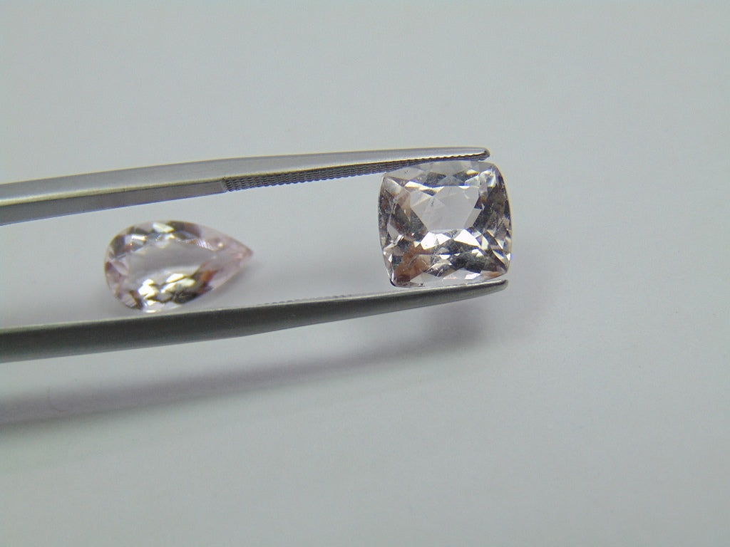 4.85ct Morganite 11x8mm 9mm