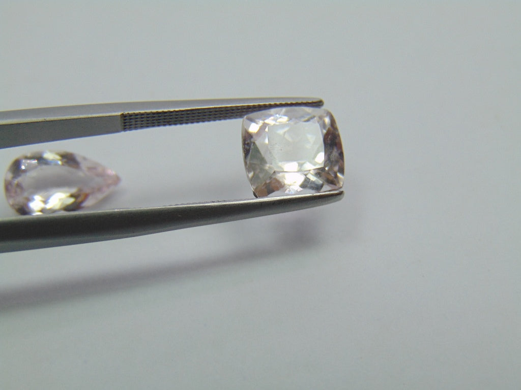 4.85ct Morganite 11x8mm 9mm