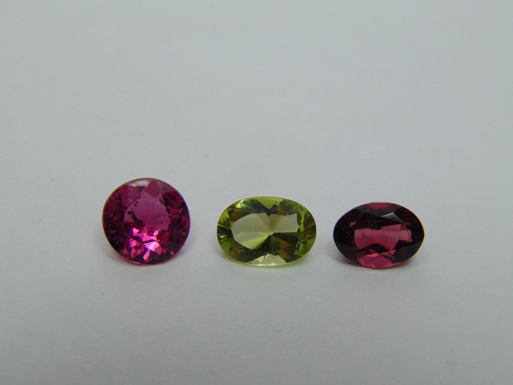 Mistura de turmalina de 3,50 ct