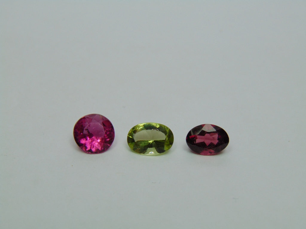 Mistura de turmalina de 3,50 ct