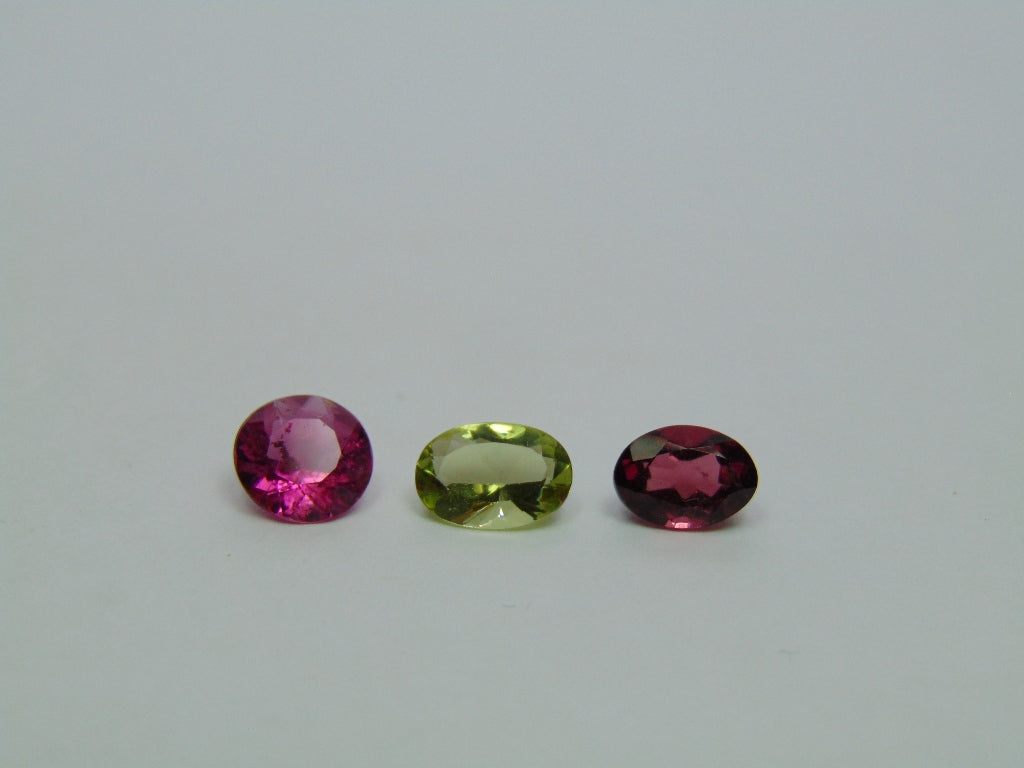 Mistura de turmalina de 3,50 ct