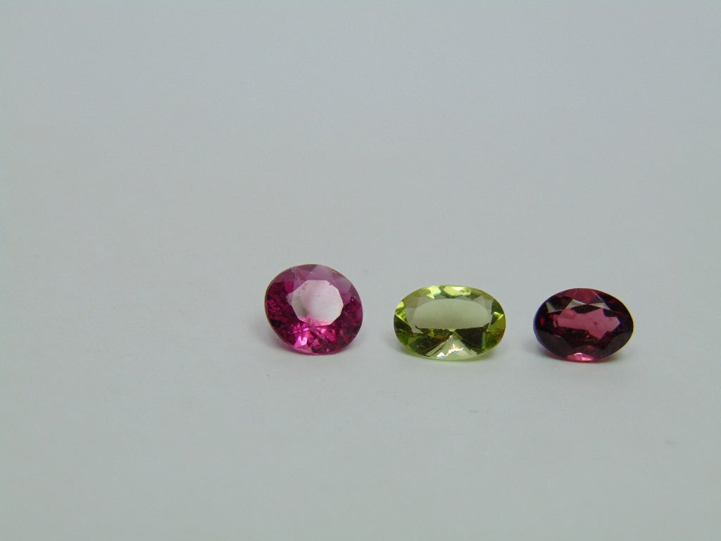 Mistura de turmalina de 3,50 ct