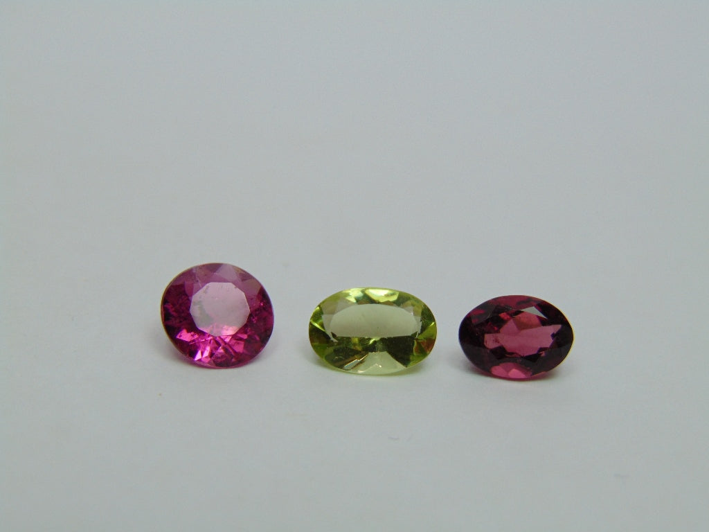 Mistura de turmalina de 3,50 ct