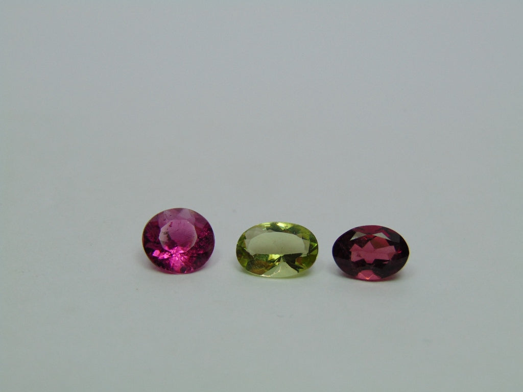 Mistura de turmalina de 3,50 ct