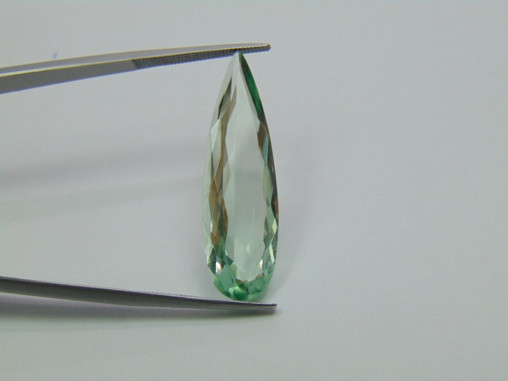 10.10ct Prasiolita 32x9mm