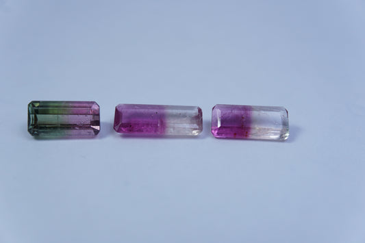 2.55ct Turmalina bicolor