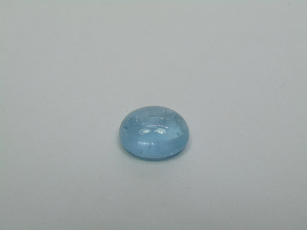 5.85ct Aquamarine Cabochon 13x11mm