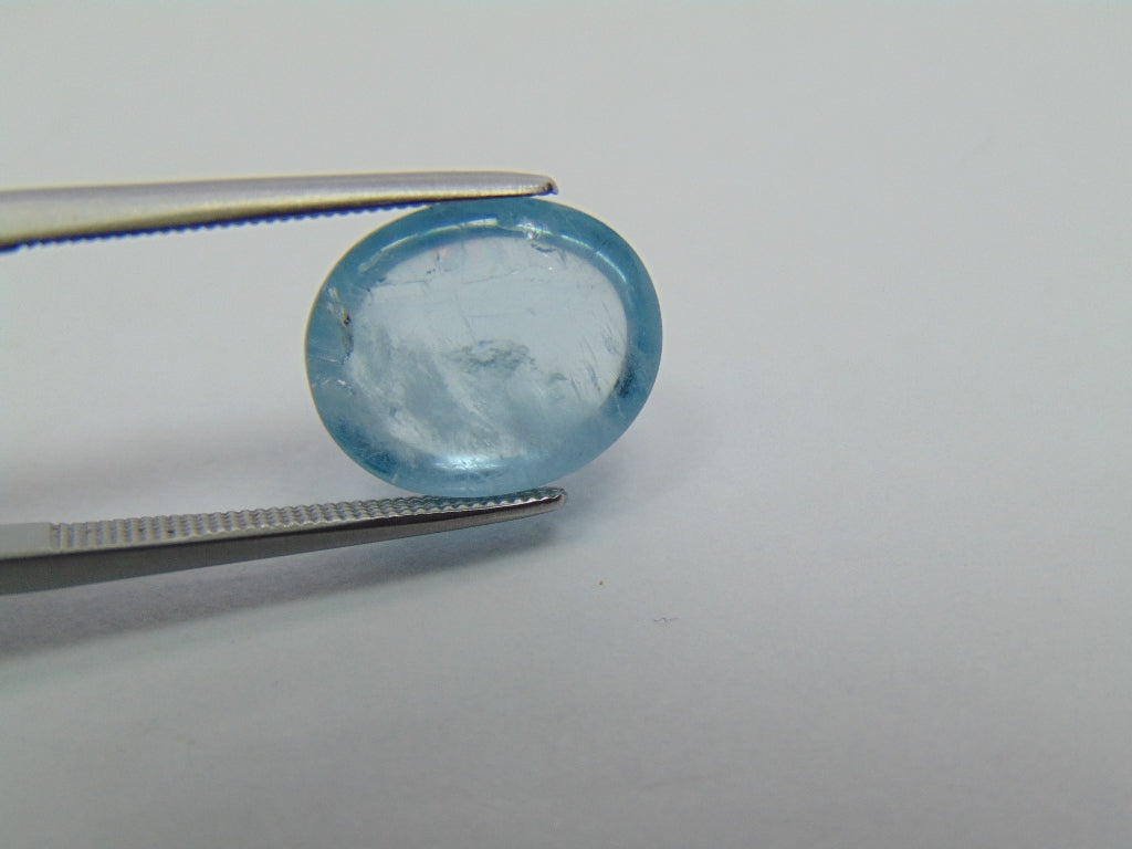 5.85ct Aquamarine Cabochon 13x11mm