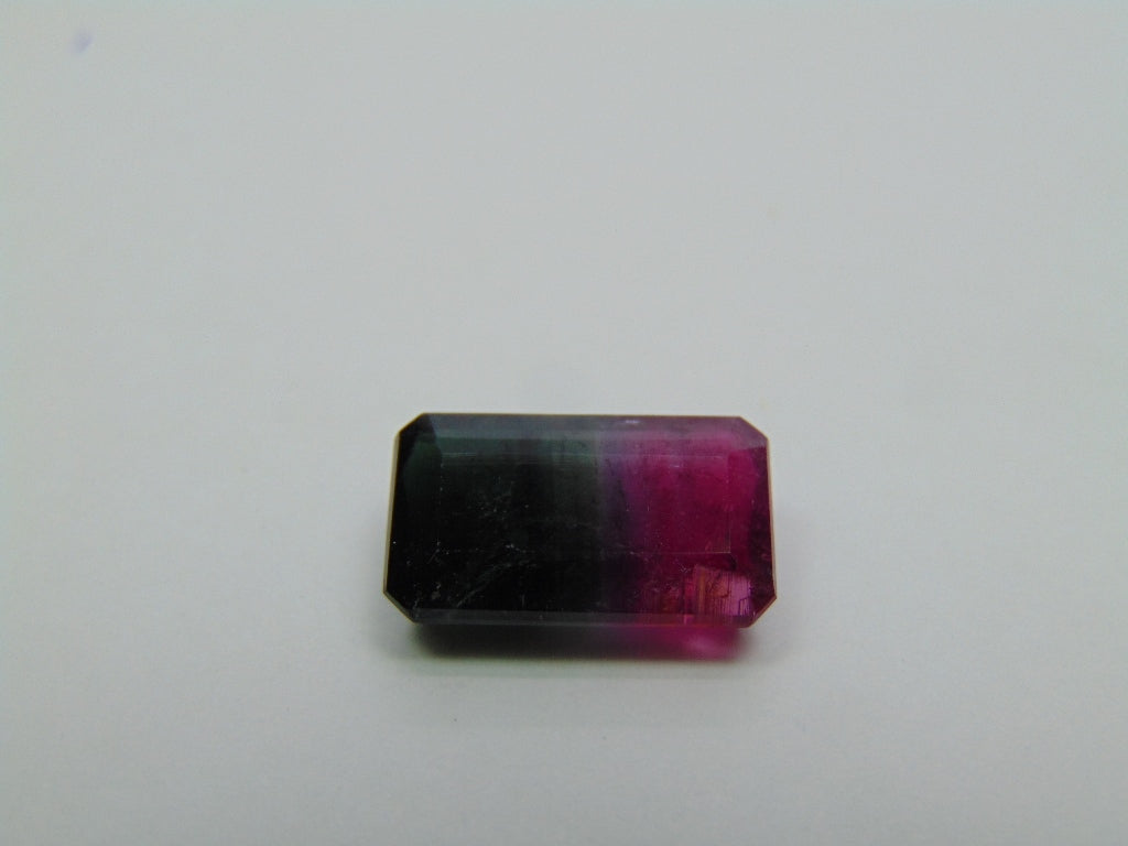 8.14ct Turmalina Bicolor 16x9mm