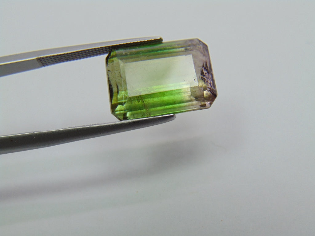 Turmalina Bicolor 10,65ct 15x11mm