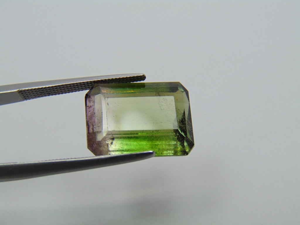 Turmalina Bicolor 10,65ct 15x11mm