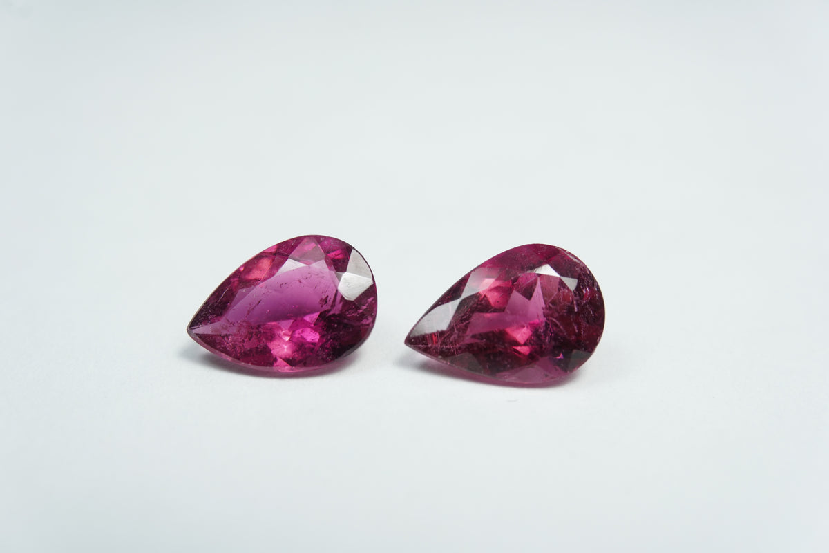 3.06ct Rubelitas 9.5x7mm / 10x7mm