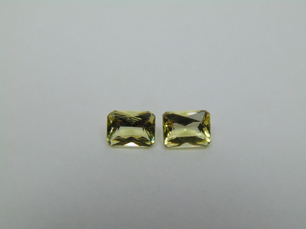 2.85ct Beryl Pair 8x6mm