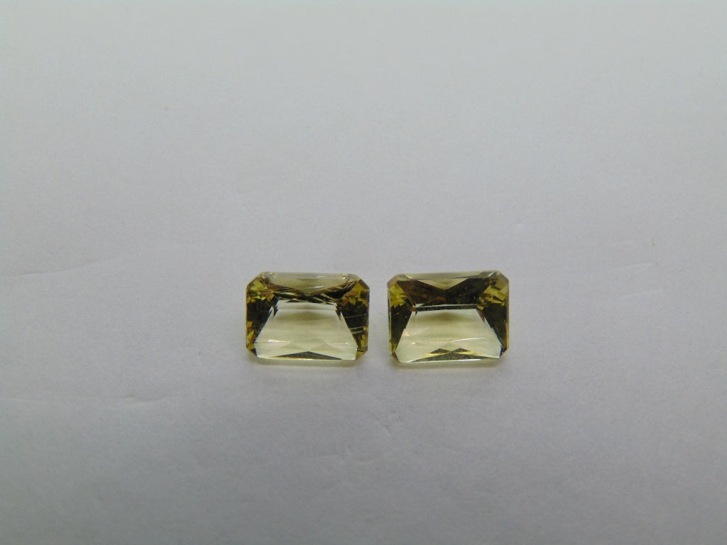 2.85ct Beryl Pair 8x6mm