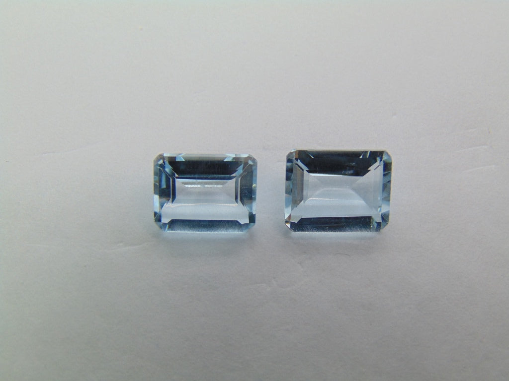 6.85ct Topaz 10x8mm 9x7mm