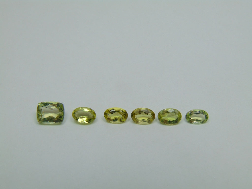 3.15ct Berilo 6x4mm 7x5mm