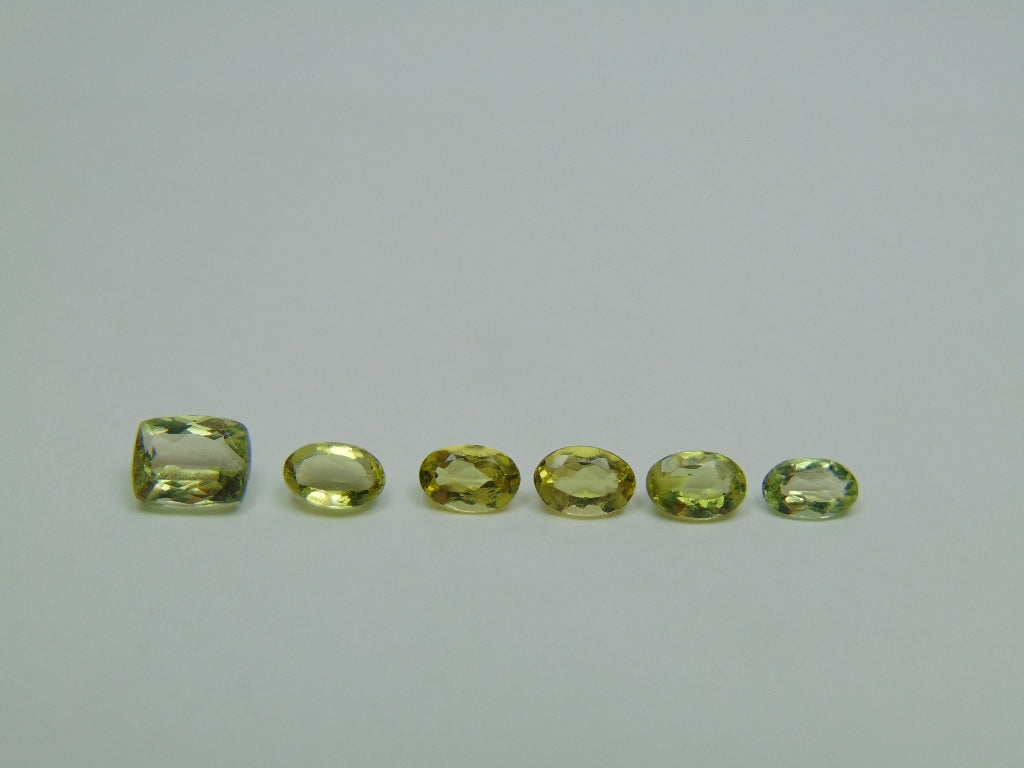 3.15ct Berilo 6x4mm 7x5mm