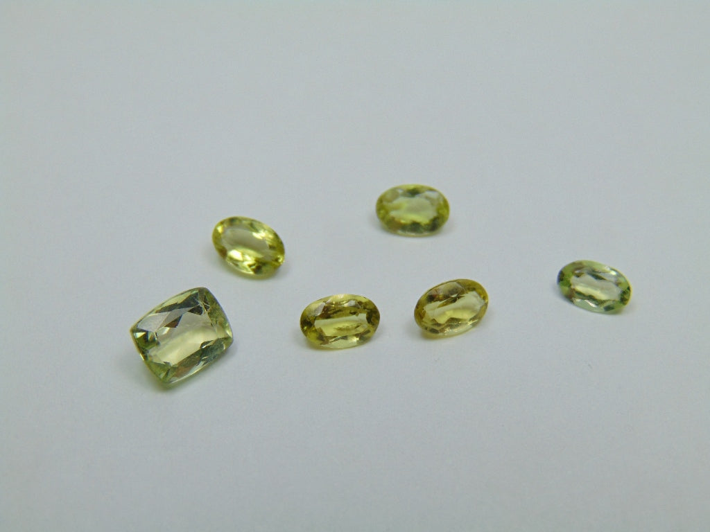 3.15ct Berilo 6x4mm 7x5mm