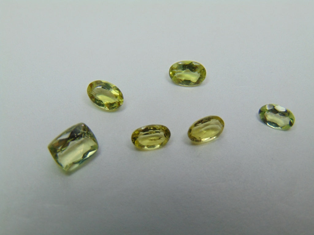 3.15ct Berilo 6x4mm 7x5mm