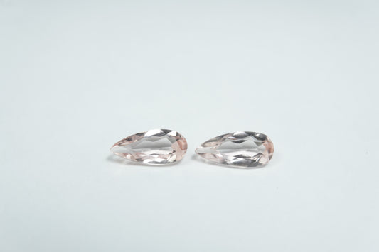 2ct Topázios imperiais 10x4mm / 9x4mm
