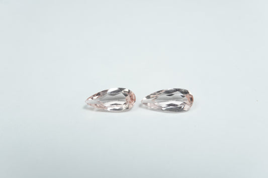 2ct Topázios imperiais 10x4mm / 9x4mm