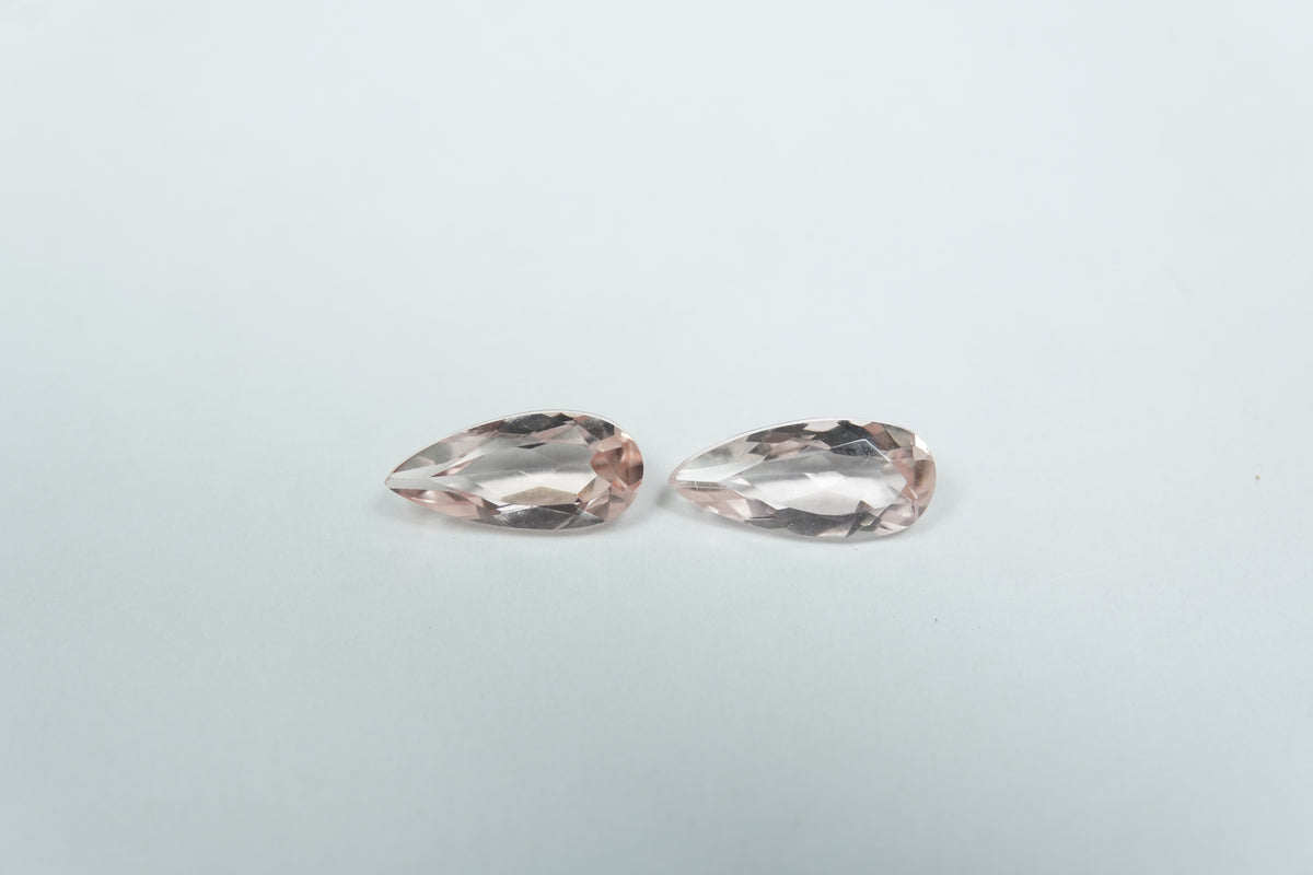 2ct Topázios imperiais 10x4mm / 9x4mm