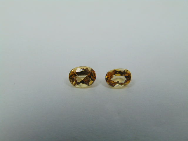0.85ct Topázio Imperial 5x3mm 5x4mm