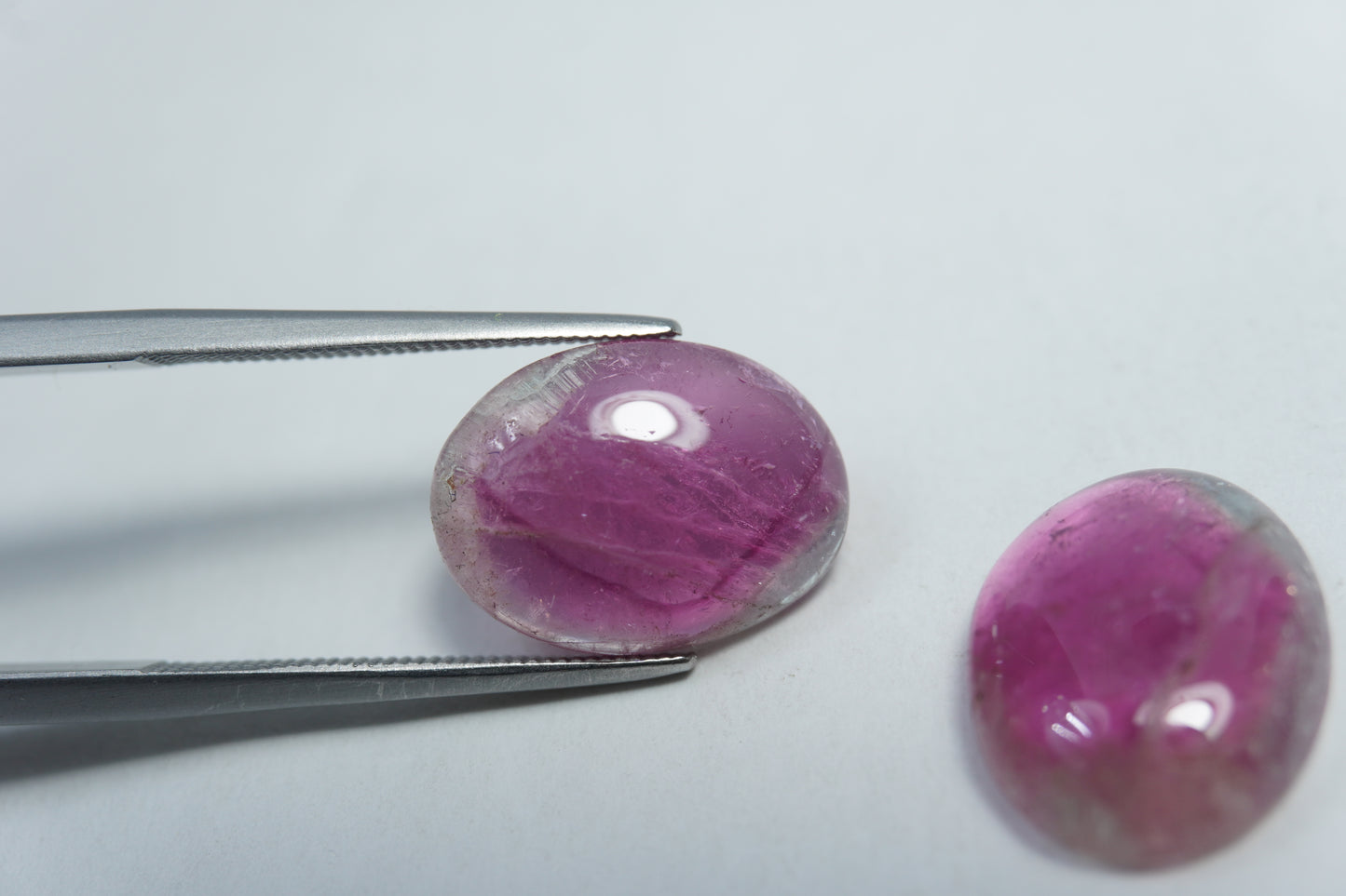 11.25ct Turmalina melancia 14.5x11mm