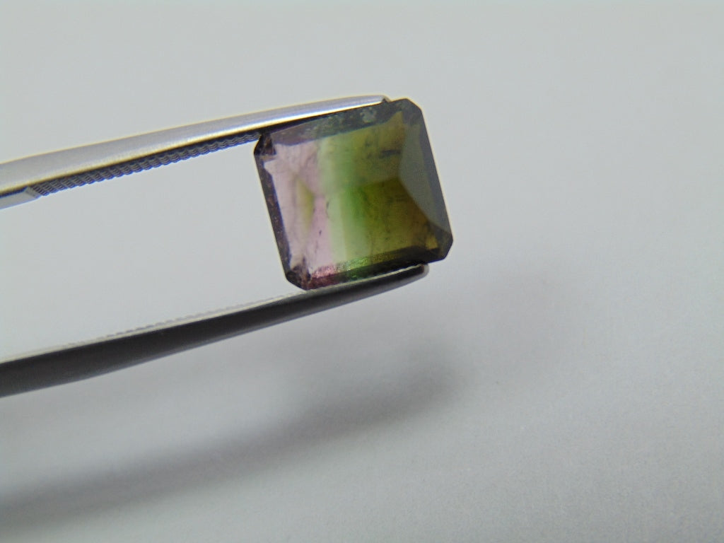 2.88ct Turmalina Bicolor 9x8mm