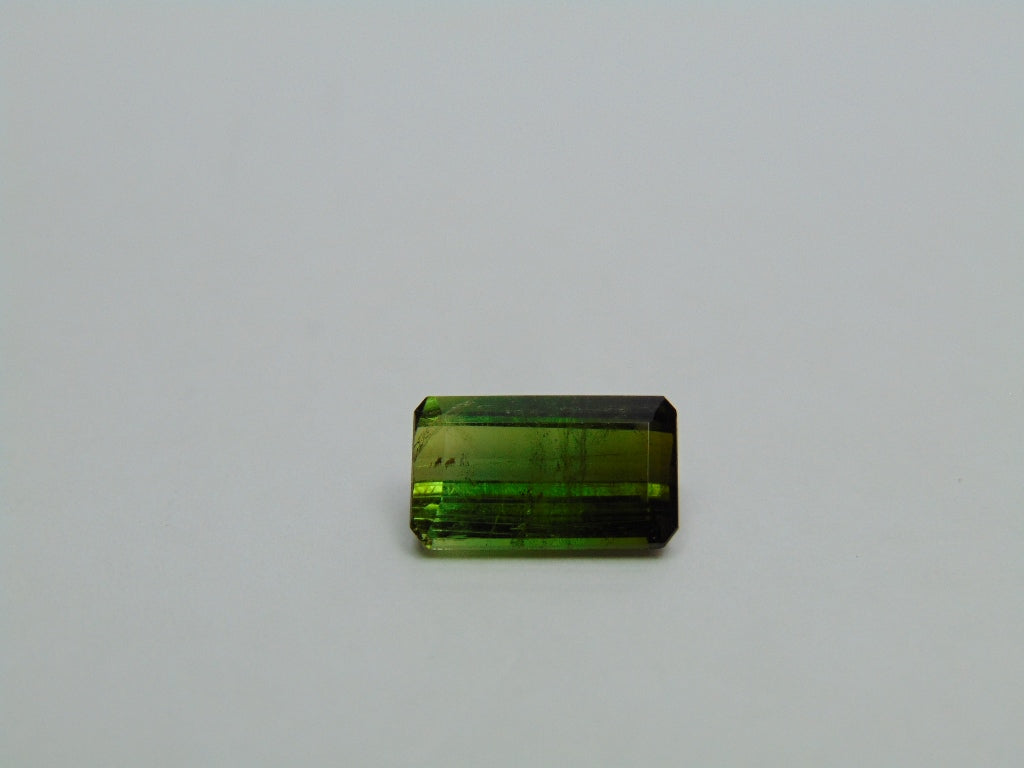 3,75ct Turmalina Bicolor 12x7mm