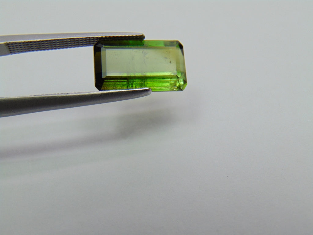 3.75ct Tourmaline Bicolor 12x7mm