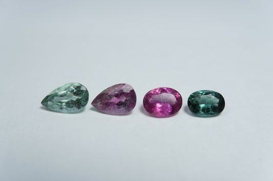 3.19ct Turmalina mix 6.5x5mm / 6x4.5mm / 8x5mm / 8x5mm