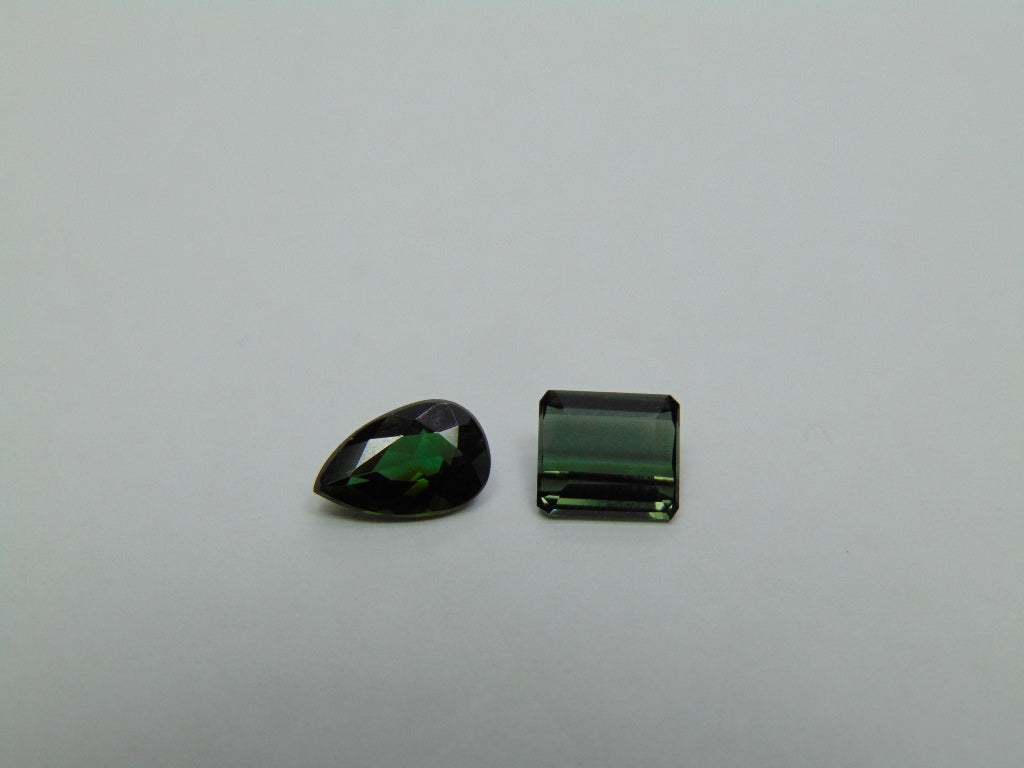 Turmalina 2,49ct 9x6mm 7x6mm