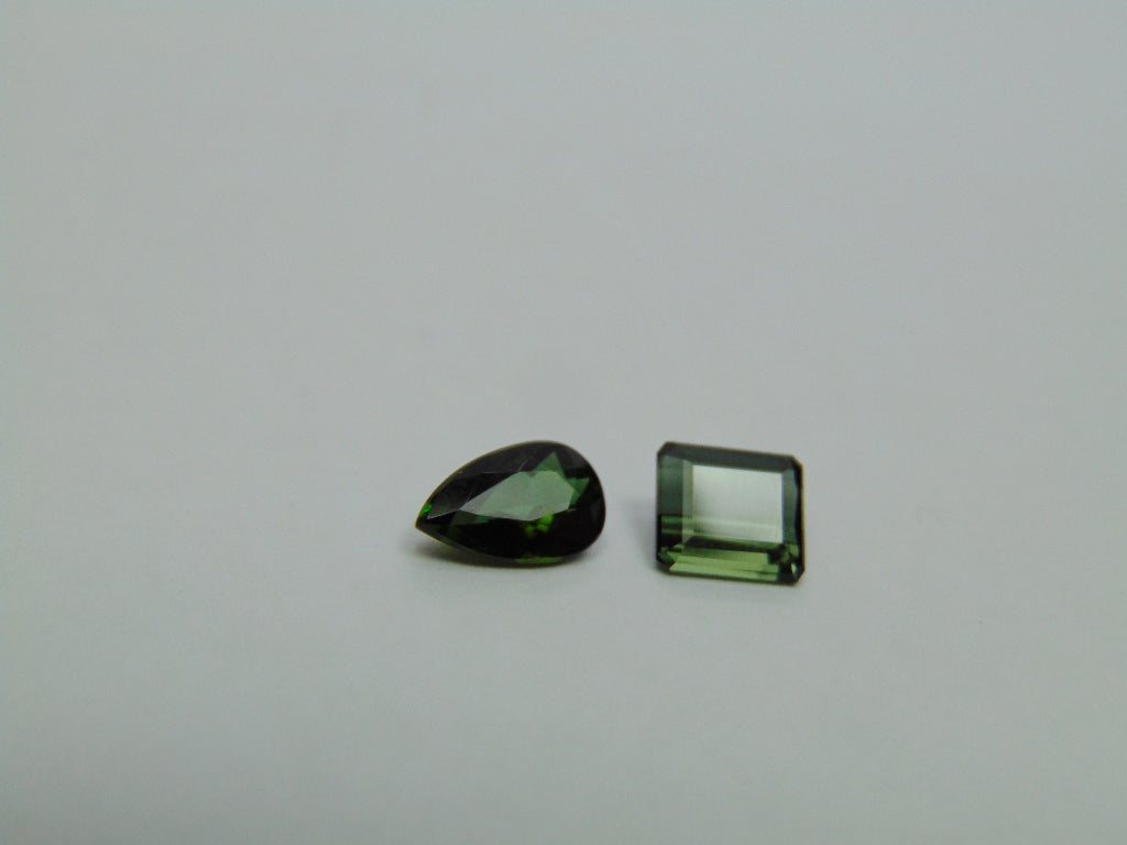 Turmalina 2,49ct 9x6mm 7x6mm