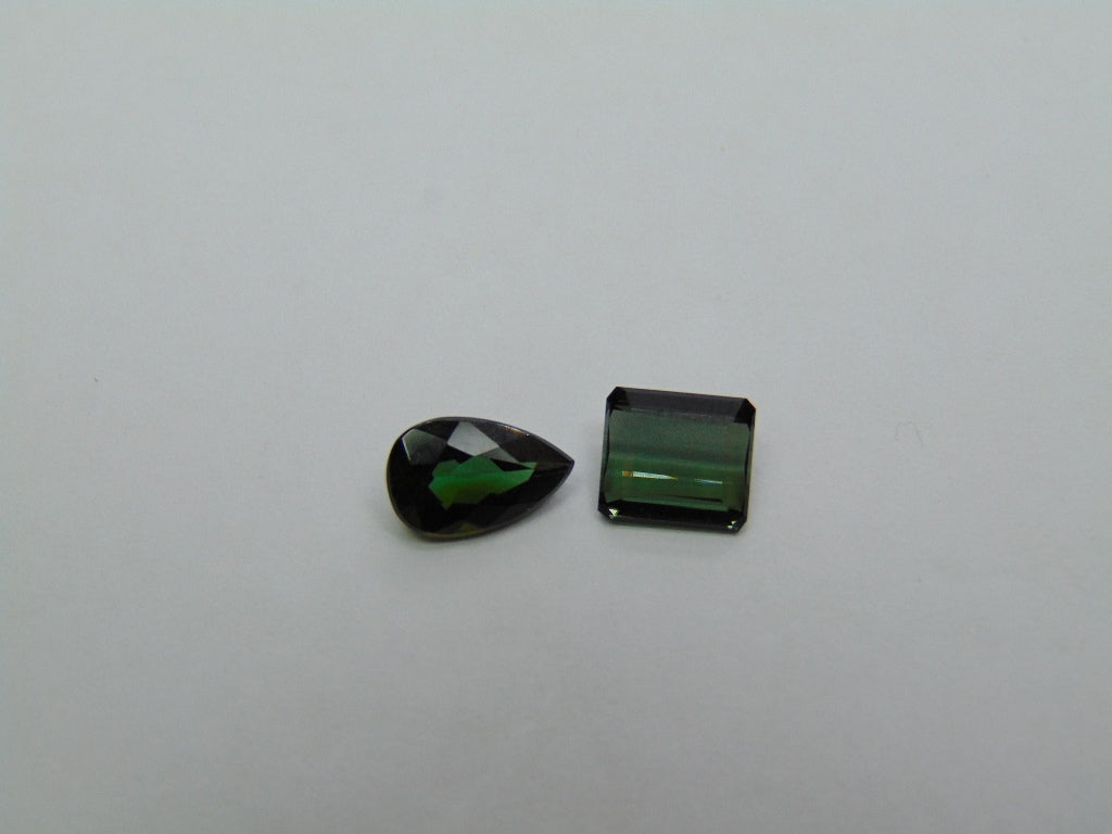 Turmalina 2,49ct 9x6mm 7x6mm